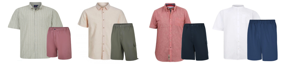 xxxl mens shorts and shirt